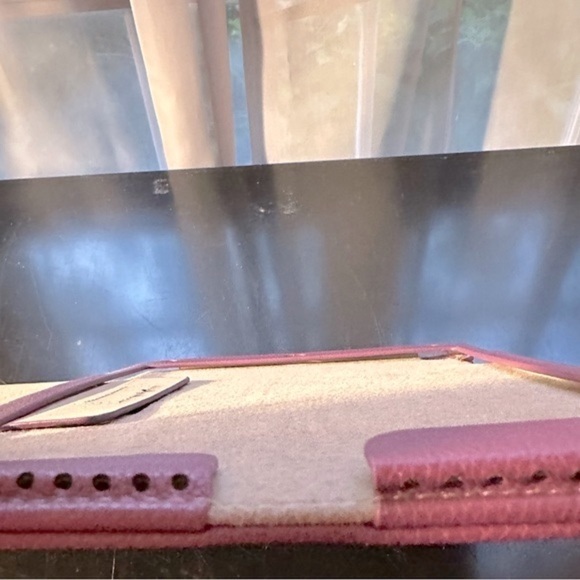 Purple Premium Synthetic Leather cover for IPad Air 2 - Picture 3 of 6